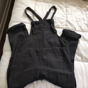 Aerie linen overalls, XS